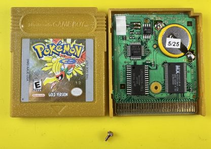 Pokemon Gold Version - Authentic *NEW BATTERY* w/ Save Game - Near Mint - Image 3