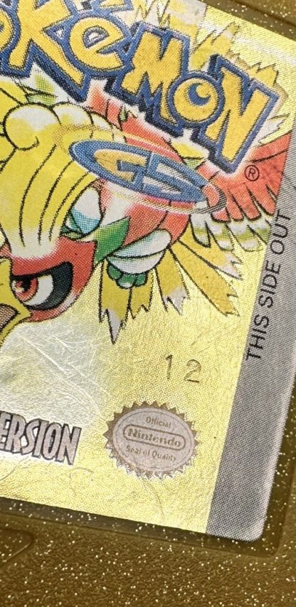 Pokemon Gold Version - Authentic *NEW BATTERY* w/ Save Game - Near Mint - Image 7
