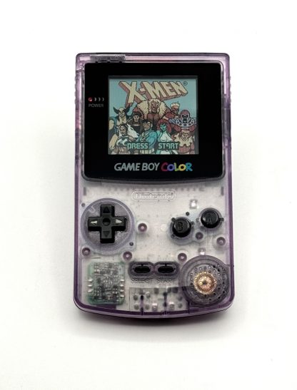 Nintendo Game Boy Color - ATOMIC PURPLE - New Screen Lens - 100% Working