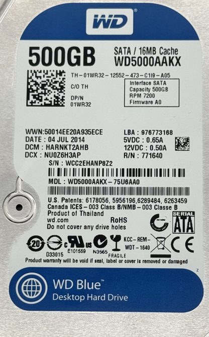 Western Digital 500GB WD5000AAKX-75U6AA0 - Image 3