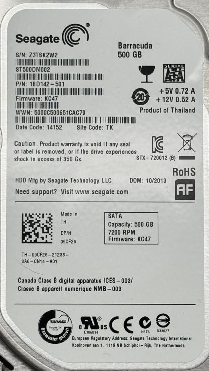 Seagate Barracuda 500GB ST500DM002-1BD142 - Image 3