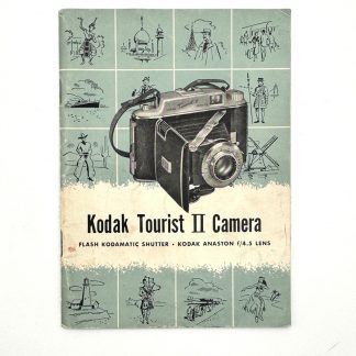 KODAK TOURIST II (F/4.5 ANASTON IN KODAMATIC) INSTRUCTION BOOK, 1953