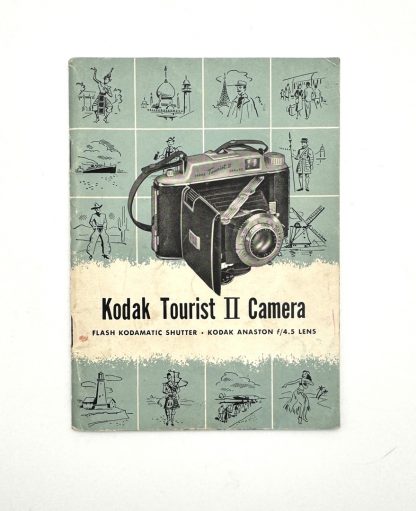 KODAK TOURIST II (F/4.5 ANASTON IN KODAMATIC) INSTRUCTION BOOK, 1953