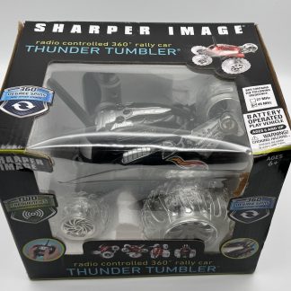 Sharper Image Thunder Tumbler Remote Control RC Stunt Car Black Brand New