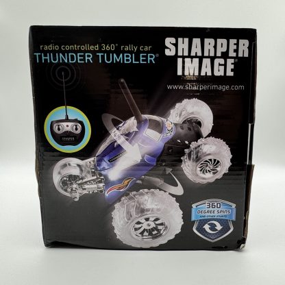 Sharper Image Thunder Tumbler Remote Control RC Stunt Car Black Brand New - Image 5