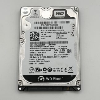 WD SCORPIO BLACK WD3200BEKT-75PVMT1 320GB 7200RPM SATA-2 2.5" HDD