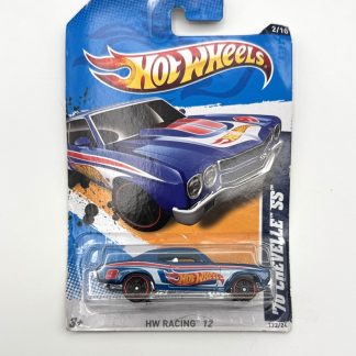 2012 Hot Wheels '70 Chevy Chevelle SS Blue #172/247 HW Racing #2/10