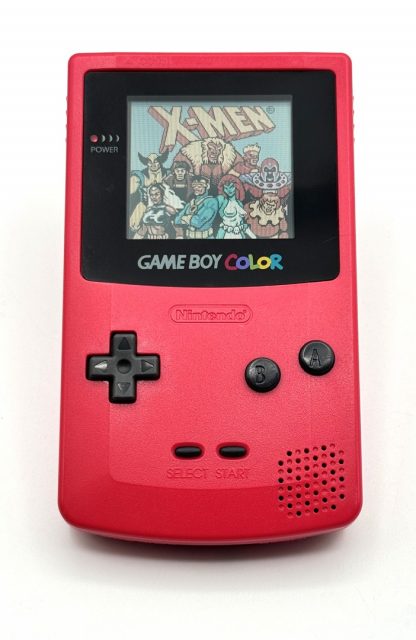 Nintendo Game Boy Color - Berry Red CGB-001 - New Screen Lens - 100% Working!