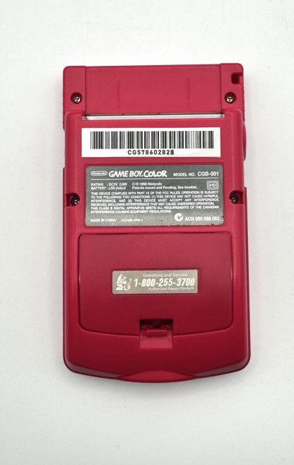 Nintendo Game Boy Color - Berry Red CGB-001 - New Screen Lens - 100% Working! - Image 6