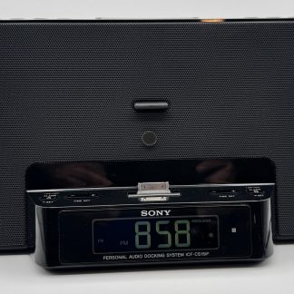Sony ICF-CS15iP Dream Machine Speaker Dock Clock Radio - iPod/iPhone/iPad - Tested (30-Pin connector)