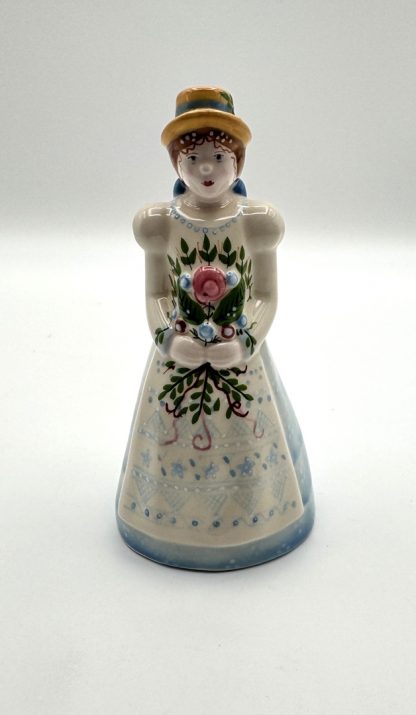 2003 Bells & Beaus by Heinrich for Demdaco - With Flowers, Dangling Clapper Legs