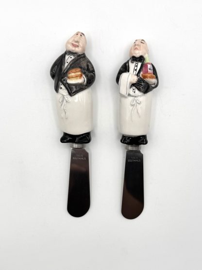 Mud Pie / Tracy Flickinger - Butler - Waiter Butter Knife Set