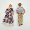 Vintage Family of 5 Dolls - Mom, Dad, Brother & Sisters - Unique Construction - Charming Collectible - Image 3