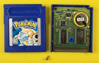Pokemon Blue (Game Boy Color, 1998) Authentic *NEW BATTERY* w/ Save Game NEAR MINT - Image 8