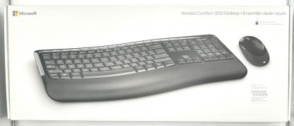 NEW Microsoft Wireless Comfort 5050 Desktop Keyboard + Mouse Combo Sealed !!