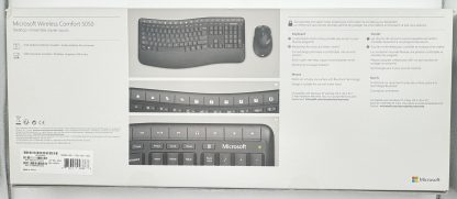 NEW Microsoft Wireless Comfort 5050 Desktop Keyboard + Mouse Combo Sealed !! - Image 3