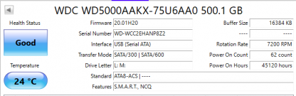 Western Digital 500GB WD5000AAKX-75U6AA0 - Image 2