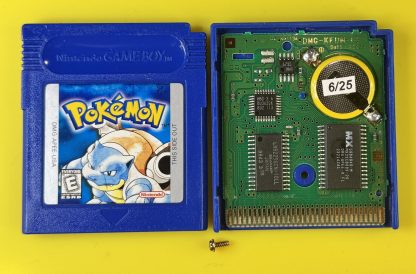 Pokemon Blue (Game Boy Color, 1998) Authentic *NEW BATTERY* w/ Save Game - Image 4