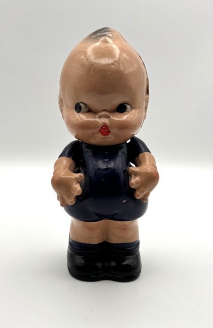 Vintage Standing Pot Belly Kewpie Doll - Composite Penny Bank -  8.5” - Collectible - Image 7