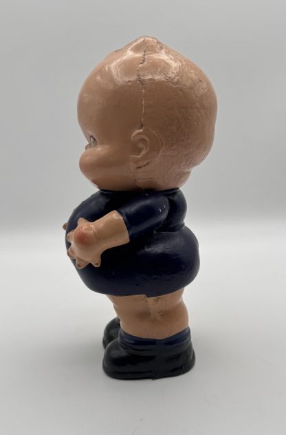 Vintage Standing Pot Belly Kewpie Doll - Composite Penny Bank -  8.5” - Collectible - Image 6