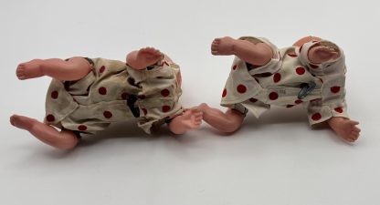 Vintage 1950s Japanese Wind-Up Crawling Baby Dolls - Set of 2 - Working! - Image 2