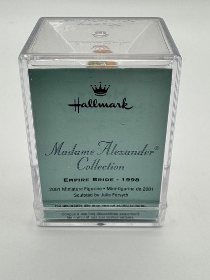 Vintage Hallmark Madame Alexander Merry Miniatures Empire Bride 1998 - In Plastic Case - Image 4