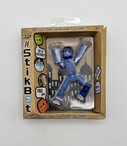 Stickbot Poseable Action Figures Animation - NEW IN BOX - Blue Man
