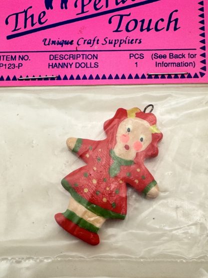 Vintage 80s Elisa Peruvian Touch Hand-Painted Doll - Miniature Accessory - New! (Lot of 3) - Image 4