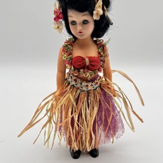 Vintage 1960s Hula Dancer Doll - Rare Hawaiian Collectible - Made in Japan/Hong Kong - Jointed Limbs!