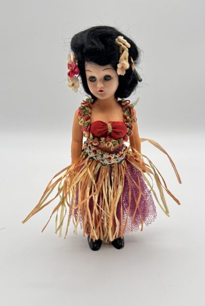 Vintage 1960s Hula Dancer Doll - Rare Hawaiian Collectible - Made in Japan/Hong Kong - Jointed Limbs!