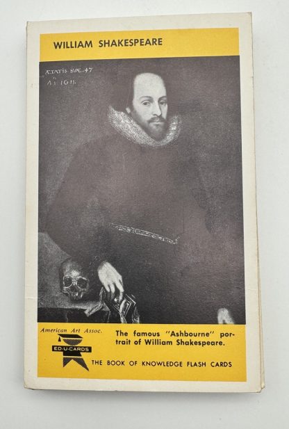 Vintage 1960 Flash Cards - The Book Of Knowledge Vol II - Famous People - Educational Quiz Game - Image 5