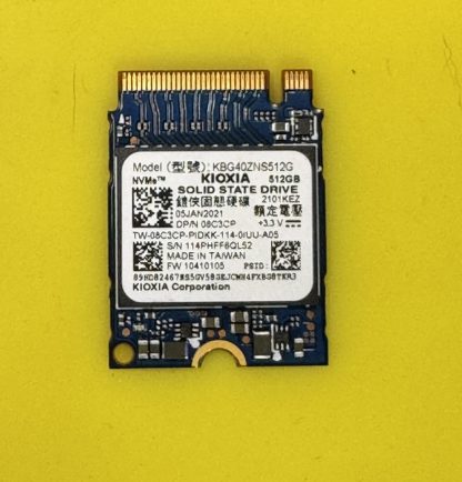 KIOXIA KBG40ZNS512G 2230 M.2 NVMe 512GB 08C3CP 8C3CP