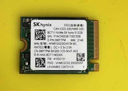 SK Hynix 512GB NVMe M.2 2242 SSD BC711 PCIe 0WYTPM WYPTM