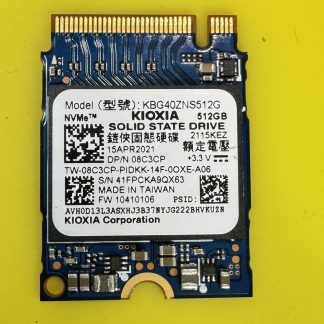 KIOXIA KBG40ZNS512G 2230 M.2 NVMe 512GB 08C3CP 8C3CP