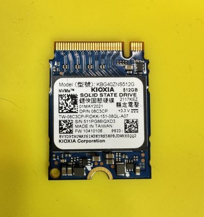 KIOXIA KBG40ZNS512G 2230 M.2 NVMe 512GB 08C3CP 8C3CP