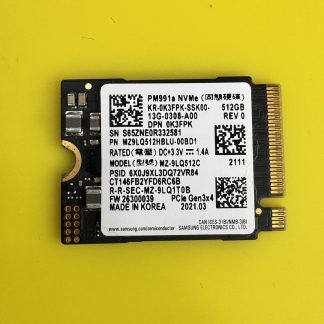Samsung PM991a 512GB, NVMe 0K3FPK K3FPK