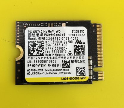 Western Digital WD SN740 512GB SSD M.2 2230 30mm NVMe 03P0KH