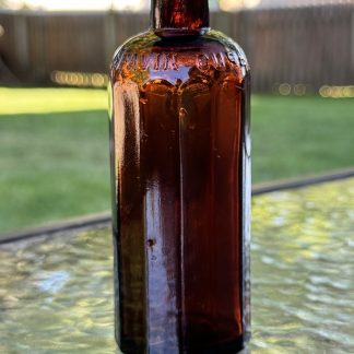 Vintage Kendall’s Spavin Cure for Human Flesh – 5 1/2” Tall – 2” Wide –  Bottle – Brown Tint