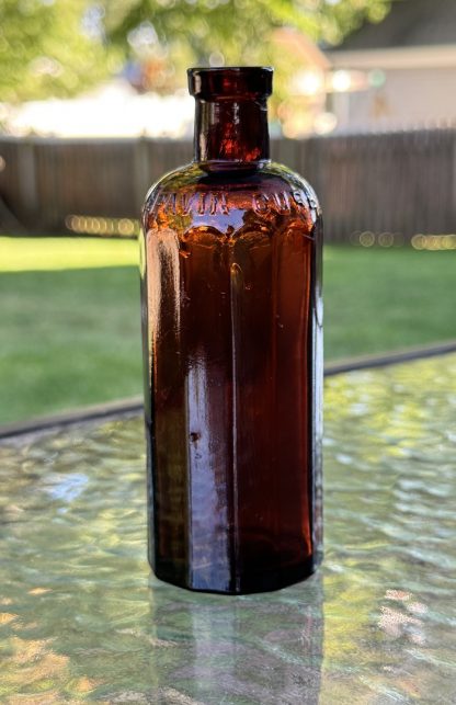 Vintage Kendall’s Spavin Cure for Human Flesh – 5 1/2” Tall – 2” Wide –  Bottle – Brown Tint