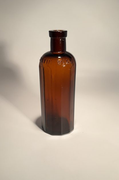 Vintage Kendall’s Spavin Cure for Human Flesh – 5 1/2” Tall – 2” Wide –  Bottle – Brown Tint - Image 4