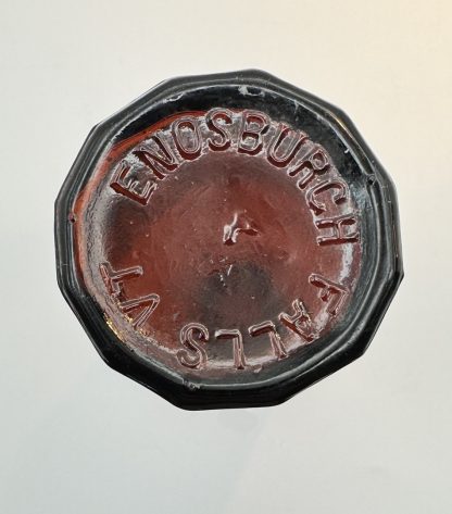 Vintage Kendall’s Spavin Cure for Human Flesh – 5 1/2” Tall – 2” Wide –  Bottle – Brown Tint - Image 2