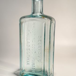 Vintage Delavau's Whooping Cough Remedy Bottle - Philadelphia