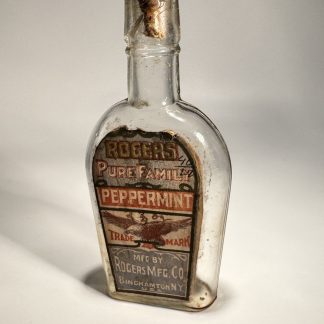 Vintage Rogers Pure Family Peppermint Bottle - Binghamton, NY