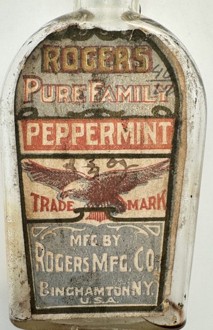 Vintage Rogers Pure Family Peppermint Bottle - Binghamton, NY - Image 7