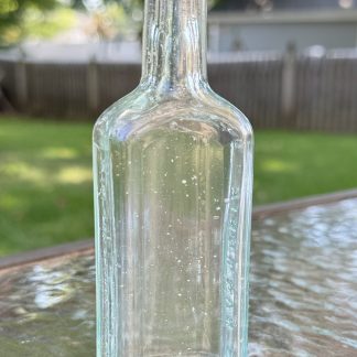Vintage Dr. S. Pitcher’s Castoria Bottle - Rare "Snow" Glass