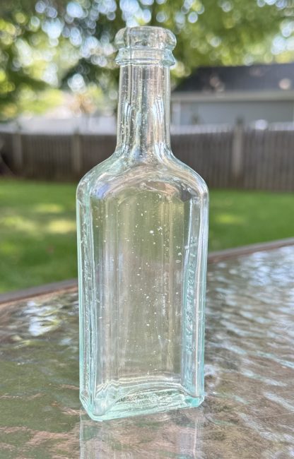 Vintage Dr. S. Pitcher’s Castoria Bottle - Rare "Snow" Glass