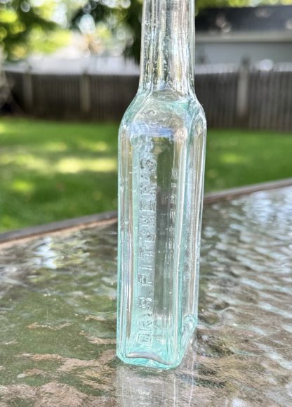 Vintage Dr. S. Pitcher’s Castoria Bottle - Rare "Snow" Glass - Image 3