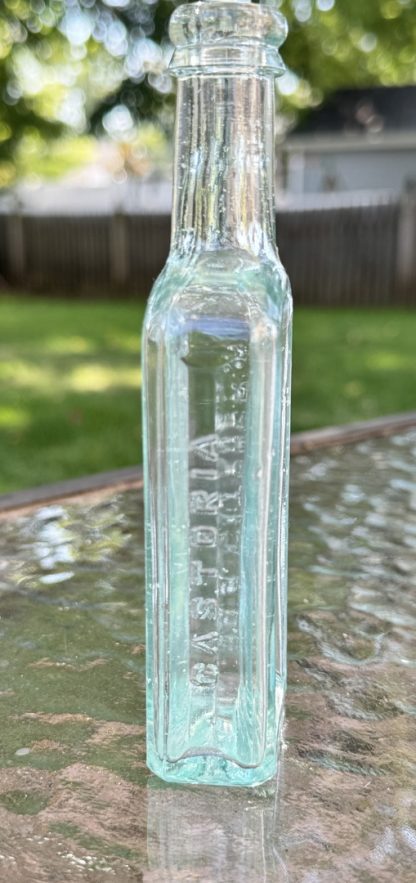 Vintage Dr. S. Pitcher’s Castoria Bottle - Rare "Snow" Glass - Image 4