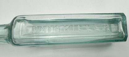 Vintage Davis Pain Killer Bottle - Rare Aqua Glass - Image 7