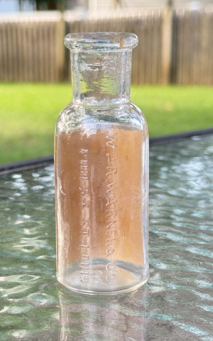 Vintage Clear Glass Arthrosia Medicine Bottle w/ Original Label – 19th Century Patent Medicine - Image 3